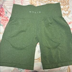 Women's Green Contour Shorts